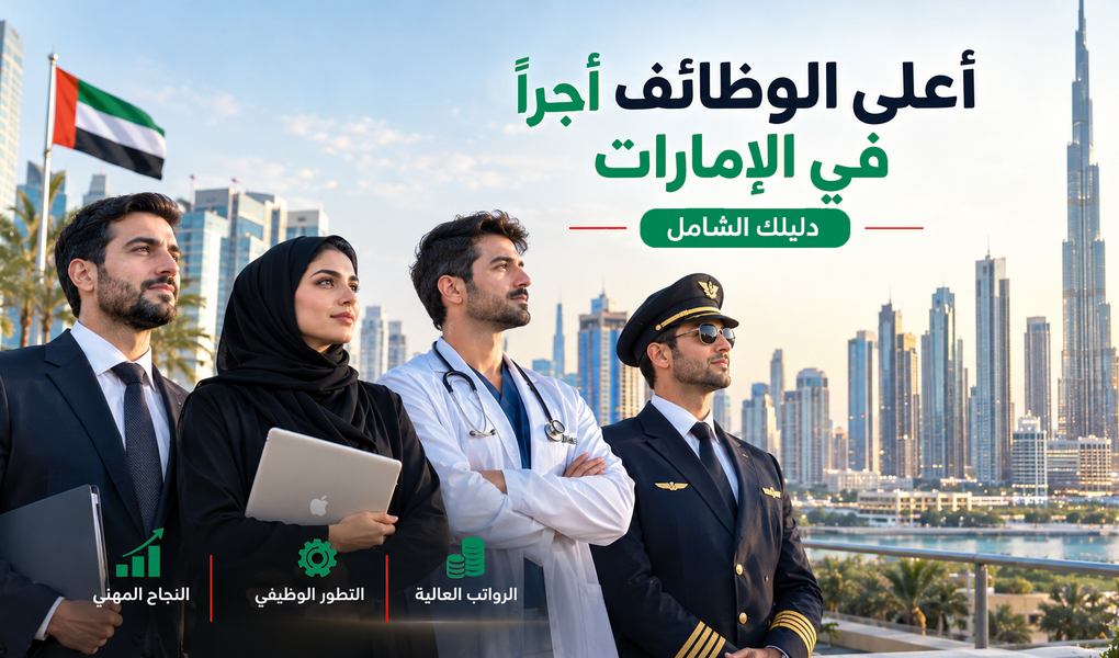 أعلى الوظائف أجراً في الإمارات