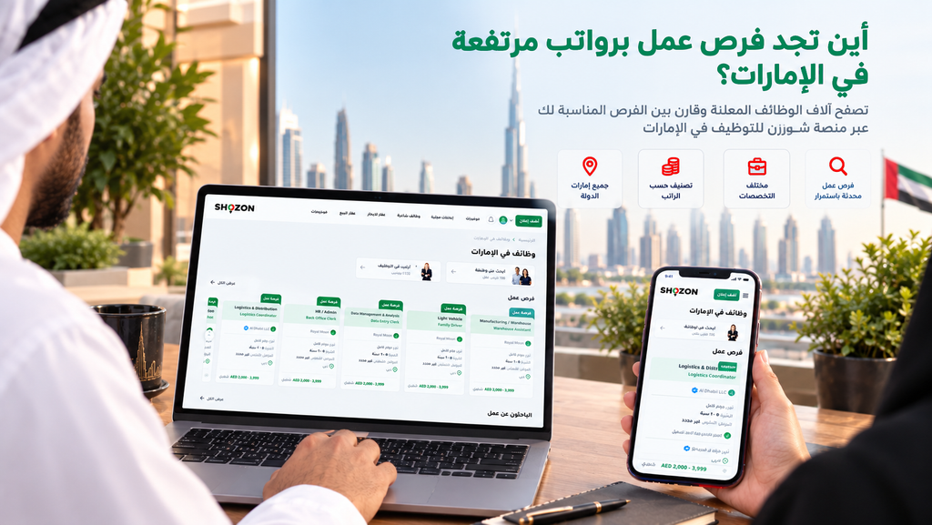 أين تجد فرص عمل برواتب مرتفعة في الإمارات؟