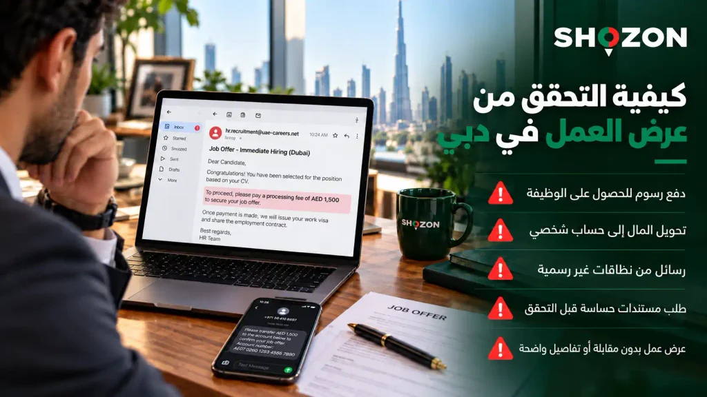 كيف تتحقق من عرض العمل وتتجنب الاحتيال؟