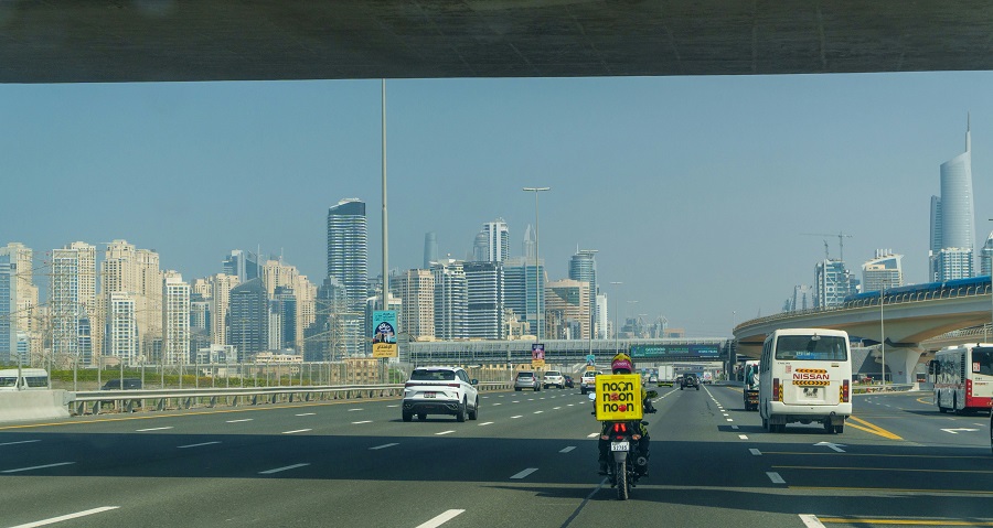 Motorcycle for job in the UAE