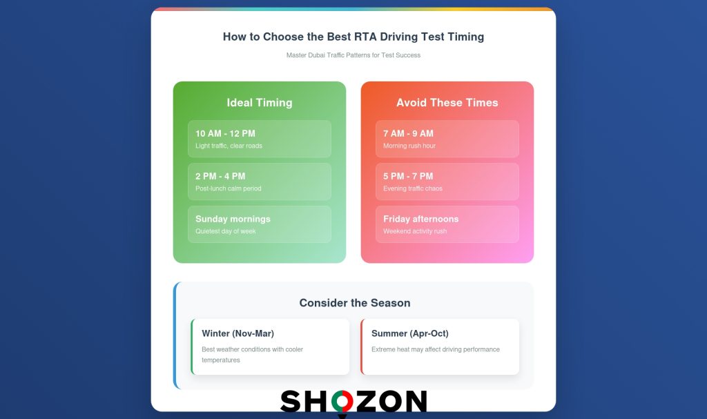 rta road test booking