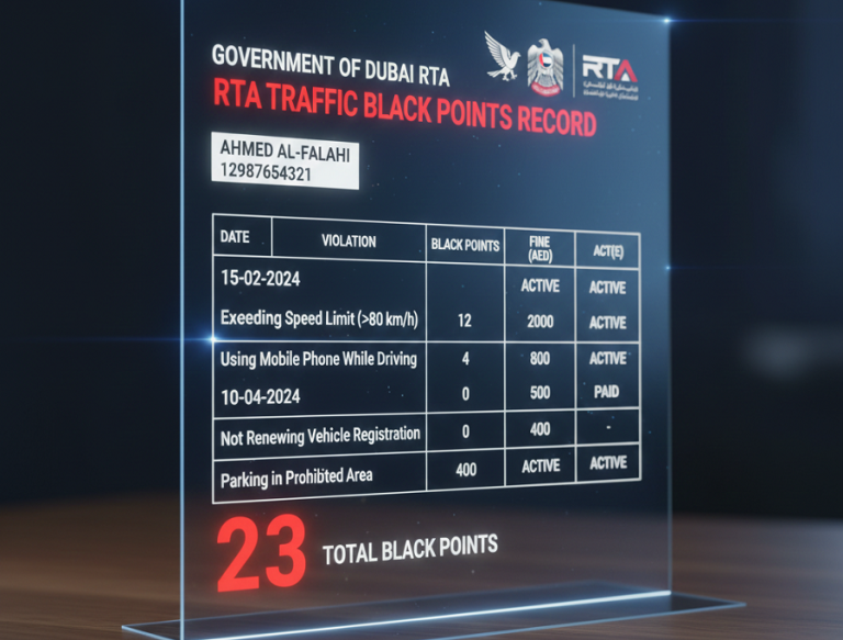 How to Remove Black Points in the UAE | Driver Guide 2026