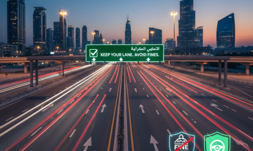 Follow Lane Discipline to Avoid Dubai Traffic Fines