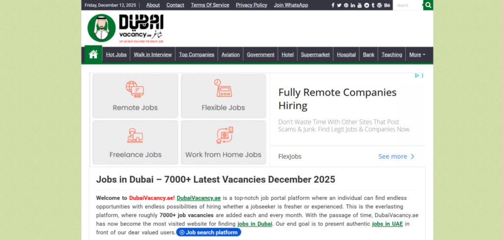 Best Website to Find Job vacancies in dubai