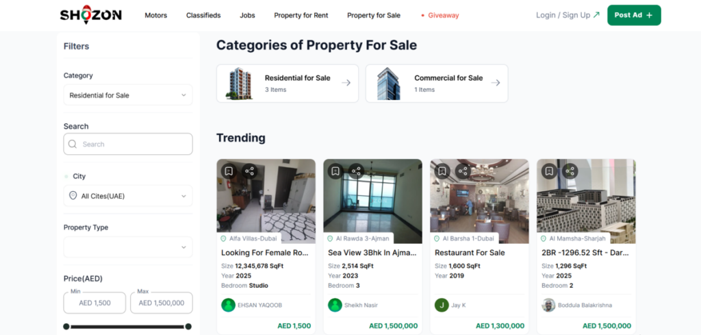 best real estate websites in dubai