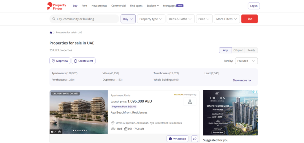 best real estate websites in dubai