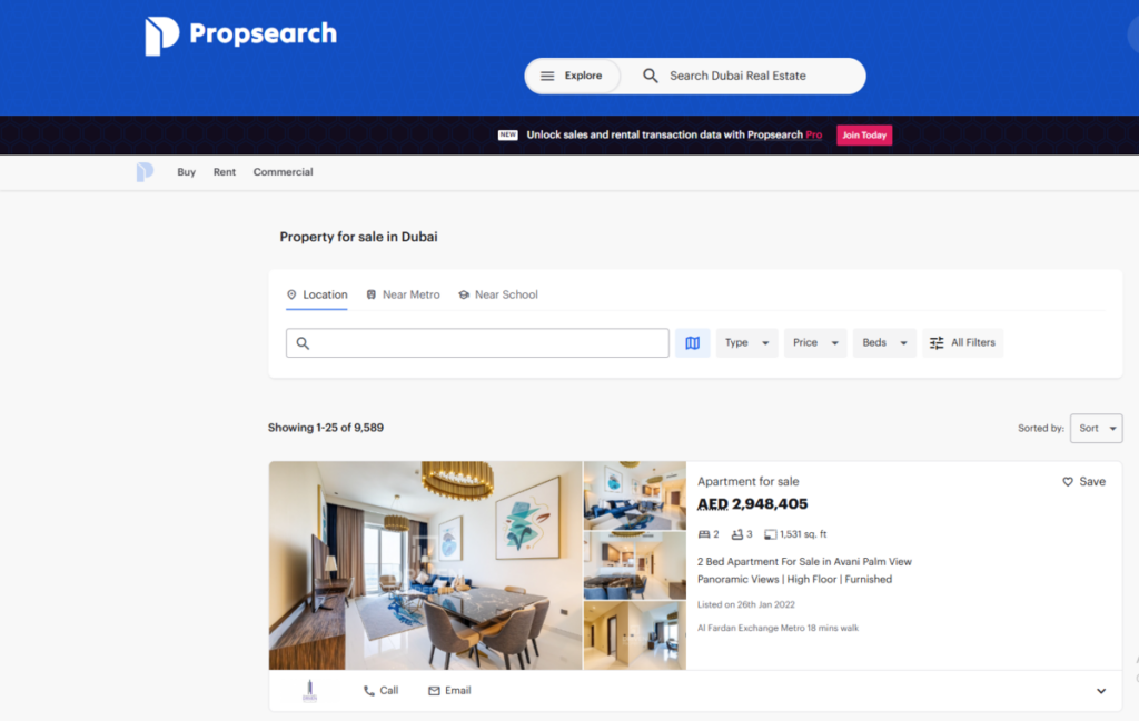 best real estate websites in dubai