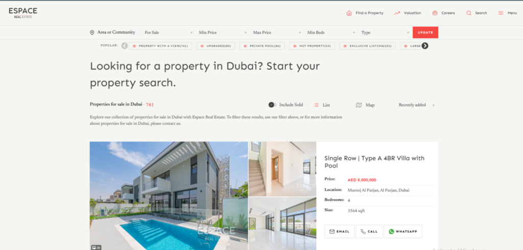 best real estate websites in dubai