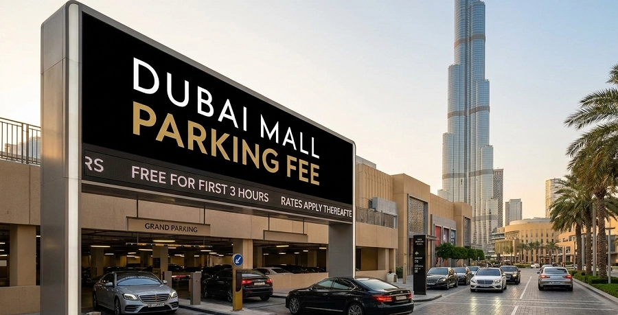 Dubai Mall parking Fee