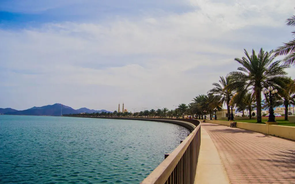 A View of Kalba Corniche Park
