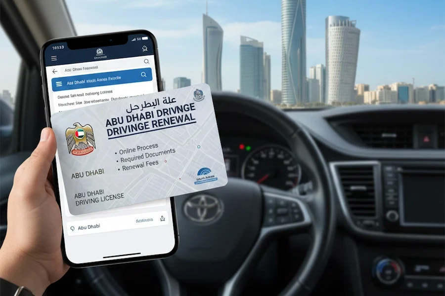 Driving License Renewal in Abi Dhabi