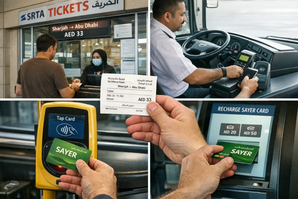 How to Buy Sharjah to Abu Dhabi Bus Tickets