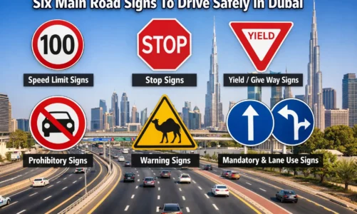 Six Main Road Signs To Drive Safely in Dubai