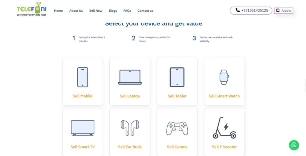 best websites to sell phon in duba