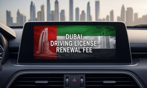 Dubai Driving License Renewal Fee Update in 2026