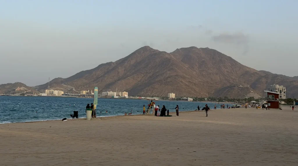 khor fakkan beach