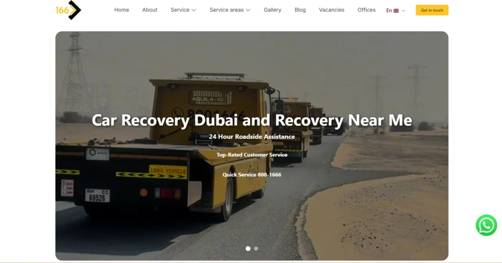 Car Recovery Services in Dubai