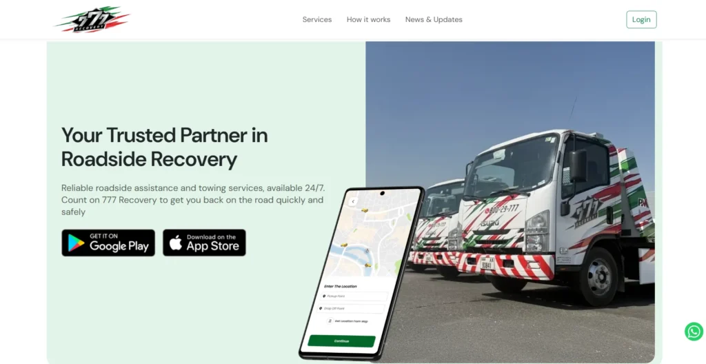 Car recovery services In Dubai