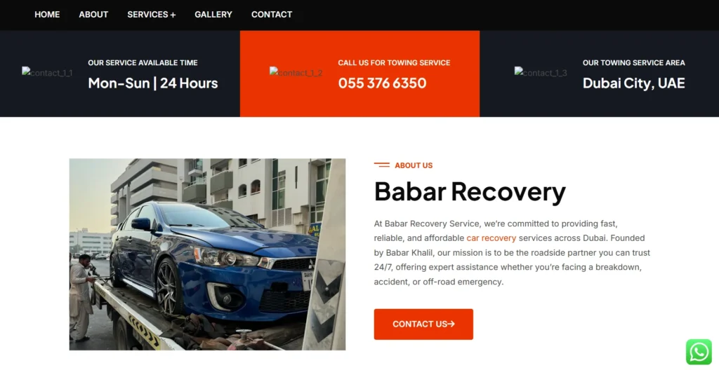 Car recovery services In Dubai