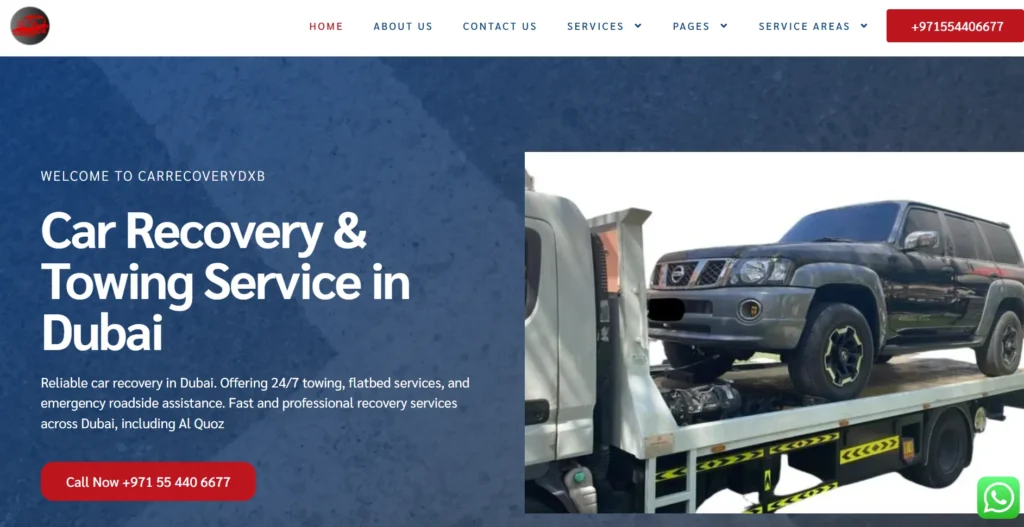 Car Recovery Services In Dubai