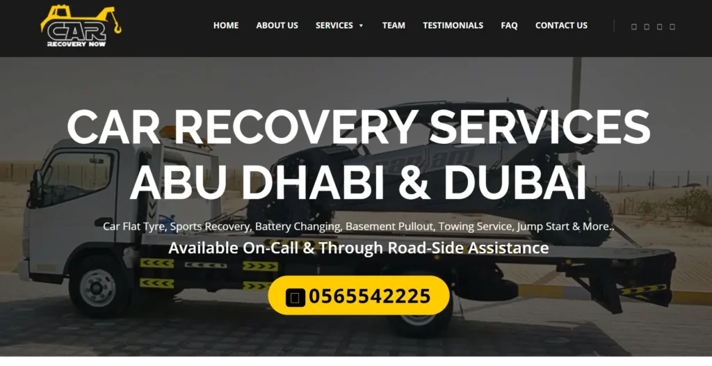 Car recovery services In Dubai