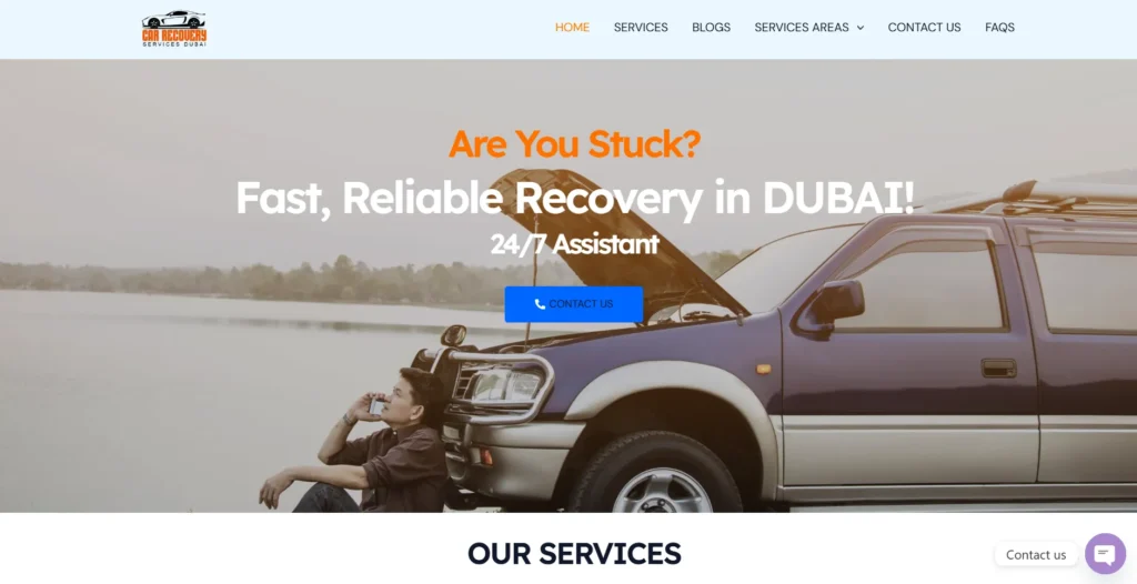 Car Recovery Services In Dubai