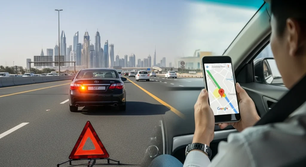 What Should I Do First When My Car Breaks Down on a Dubai Road