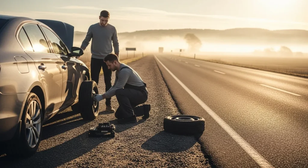 Roadside Tire Change