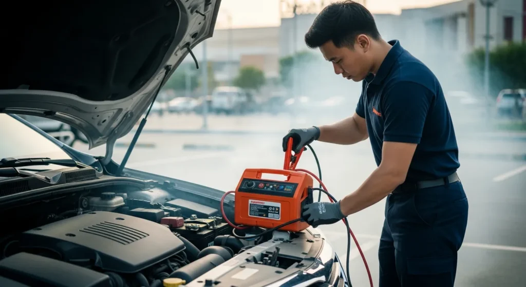 Battery Jump-Start Car Recovery