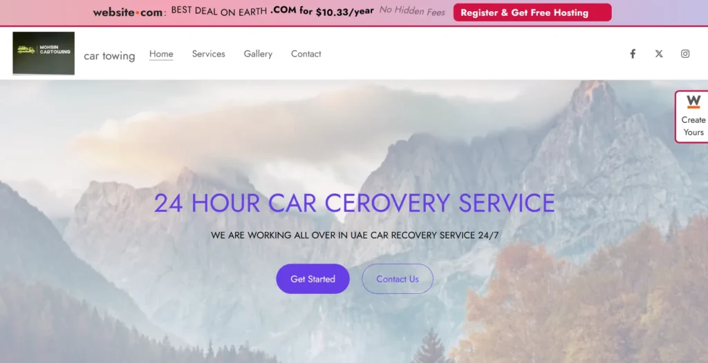 Car recovery services In Dubai