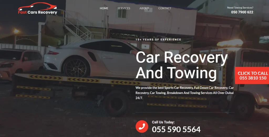 Car recovery services In Dubai