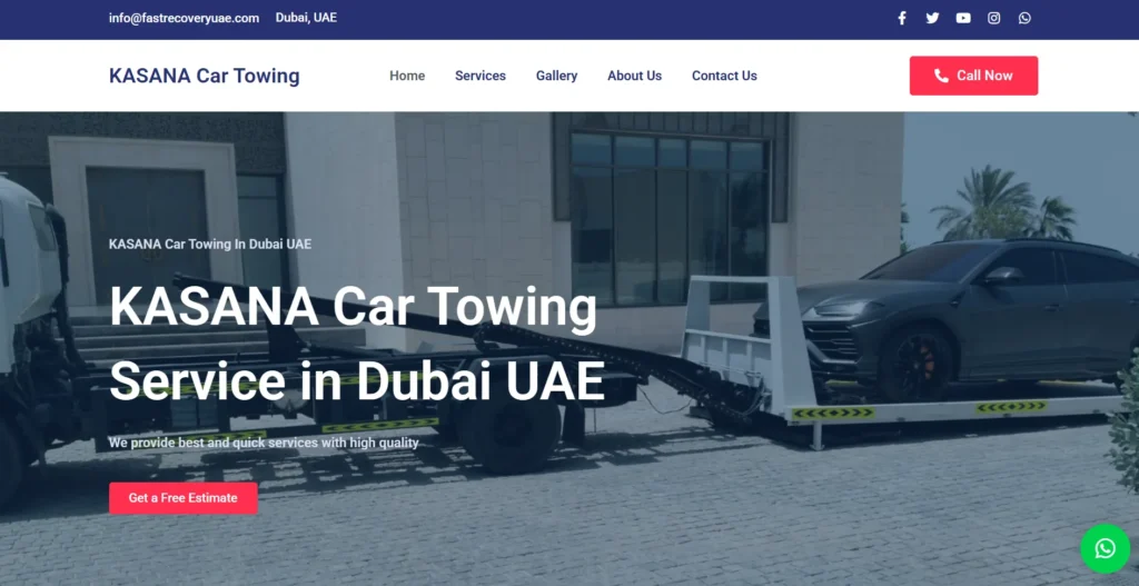 Car recovery services In Dubai
