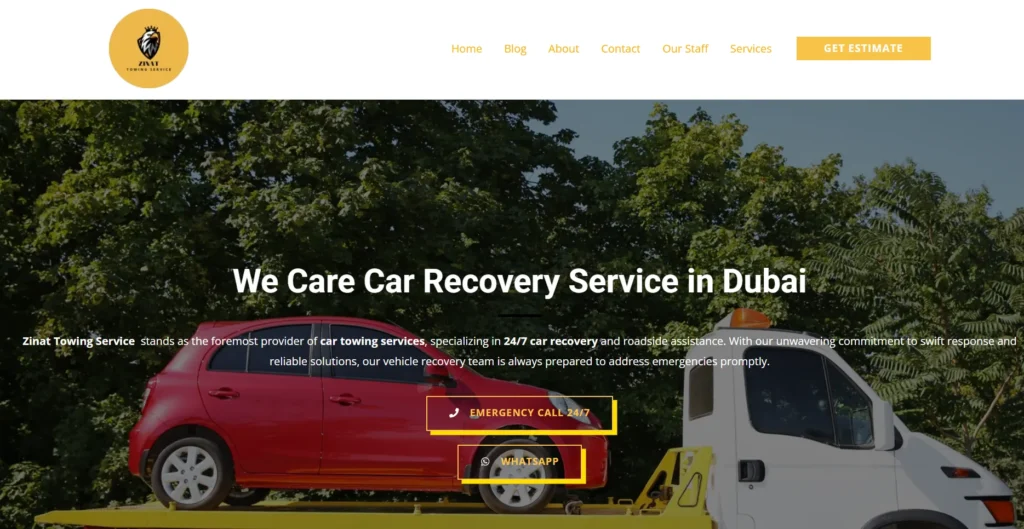Car recovery services In Dubai