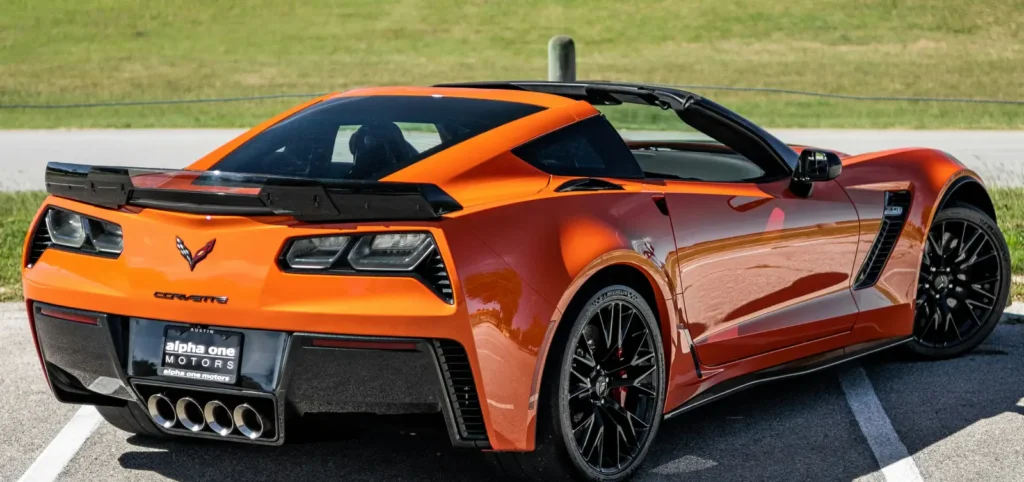 chevrolet orange car