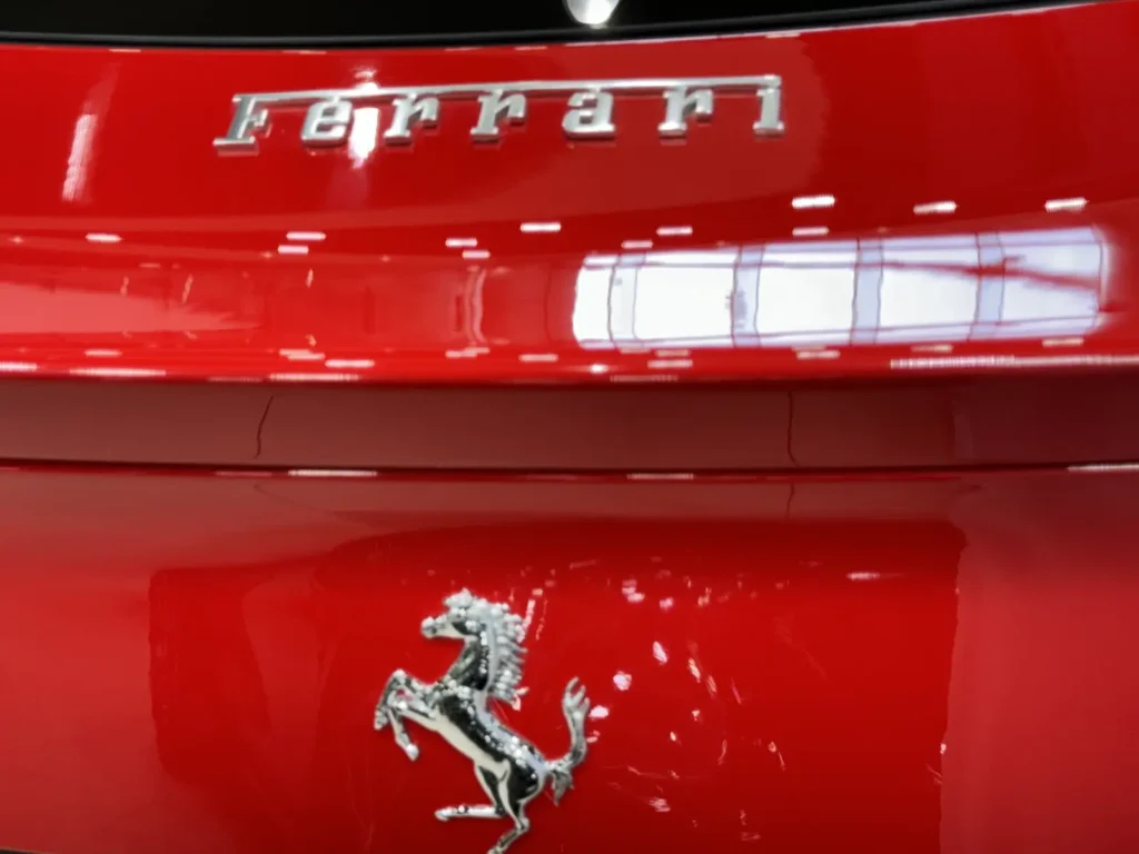 Closeup ferrari logo by shozon