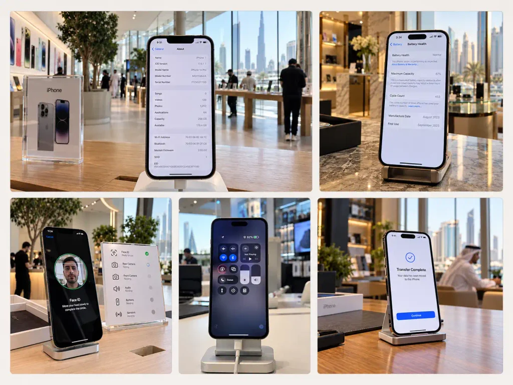 Inspect the iPhone Body, Display, and Signs of Liquid Damage