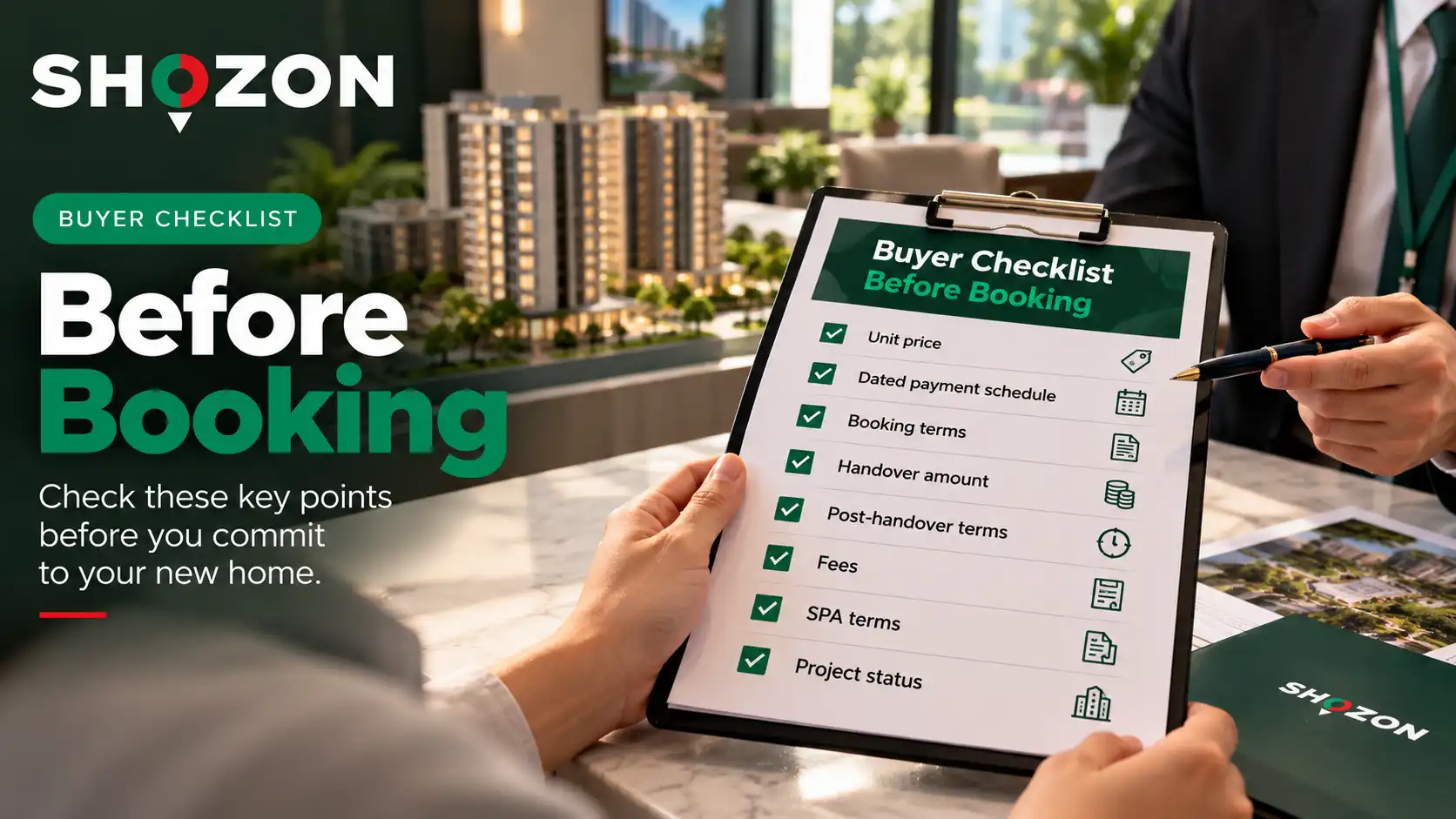 Buyer Checklist Before Booking