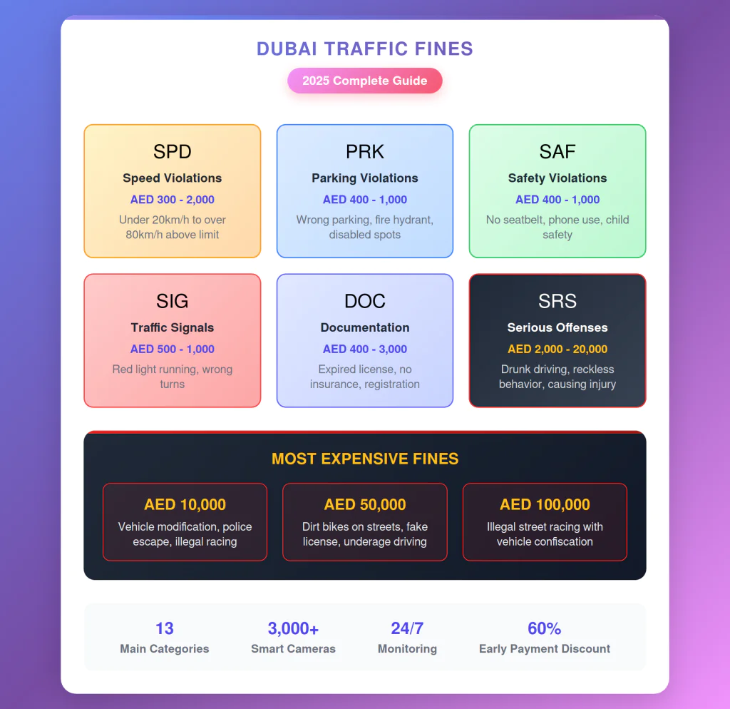 Dubai Traffic Fines & Black Points