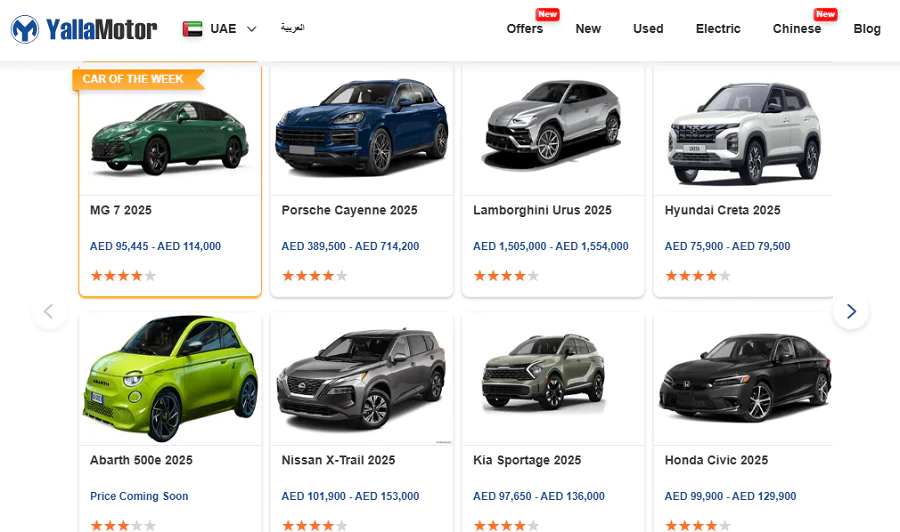 YallaMotor alternatives