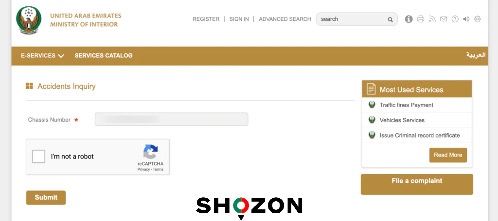 accident check uae