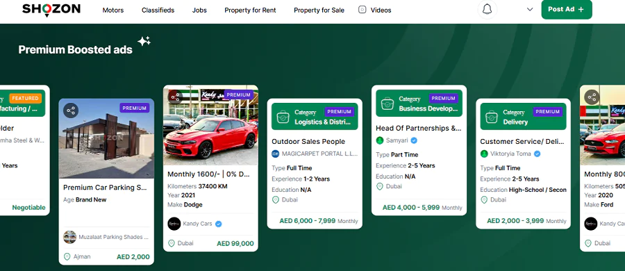 Shozon is a great alternative to Dubicars